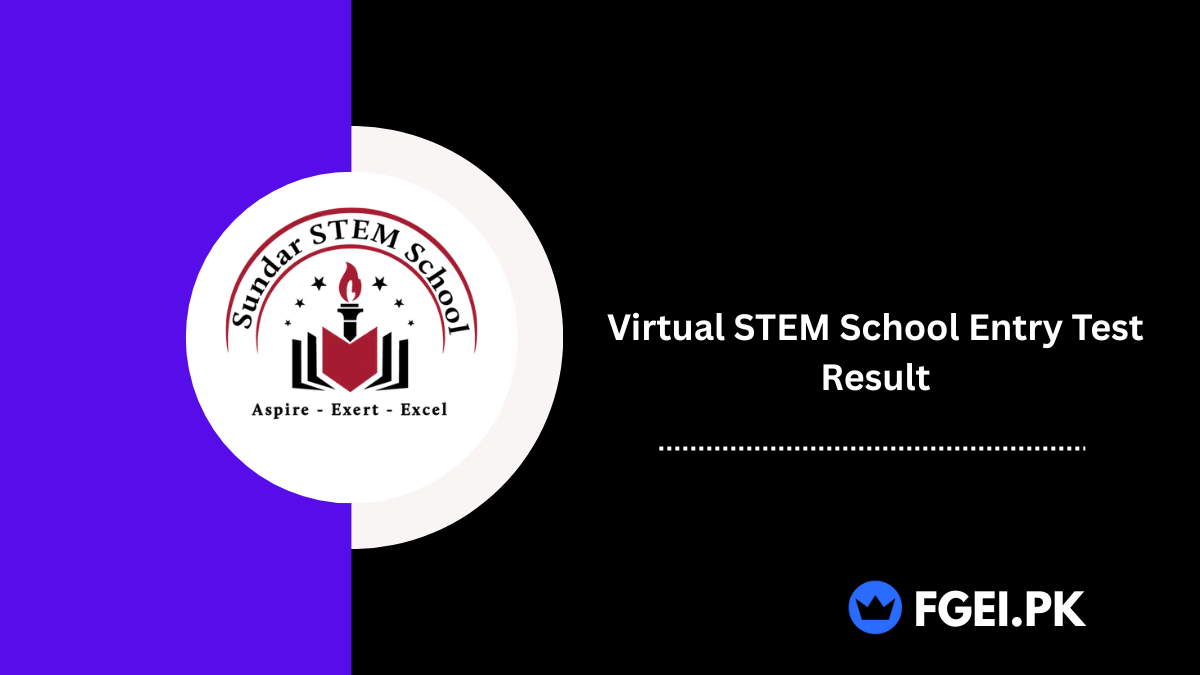 Virtual STEM School Entry Test Result